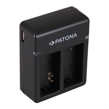 PATONA GoPro Hero 3 AHDBT-301 Podwójna ładowarka USB inkl. Kabel micro-USB