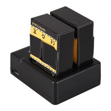 PATONA GoPro Hero 3 AHDBT-301 Podwójna ładowarka USB inkl. Kabel micro-USB