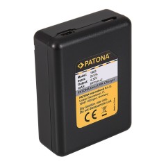 Podwójna ładowarka USB PATONA GoPro Hero 4 AHDBT-401 w komplecie. Kabel mini-USB