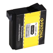 PATONA bateria do GoPro Hero 4 AHDBT-401 Czarny Srebrny Music Surf PATONA bateria do GoPro Hero 4 AHDBT-401 Czarny Srebrny Music Surf