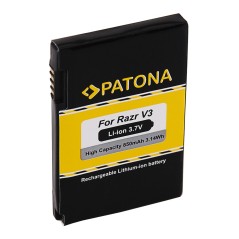 PATONA Bateria f. Motorola Razr V3 Lifestyle 285 Razr V3 Pebl U6 Razr V3 Prolife