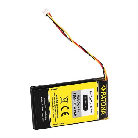 PATONA Bateria f. TomTom Go 720 Go 520 530 630 720 730 920 930 530 Na żywo 630 Na żywo