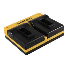 Podwójna ładowarka USB PATONA f. GoPro Hero 8 AHDBT-801 Hero 7 AHDBT-701 Hero 6 Hero 5 AHDBT-501