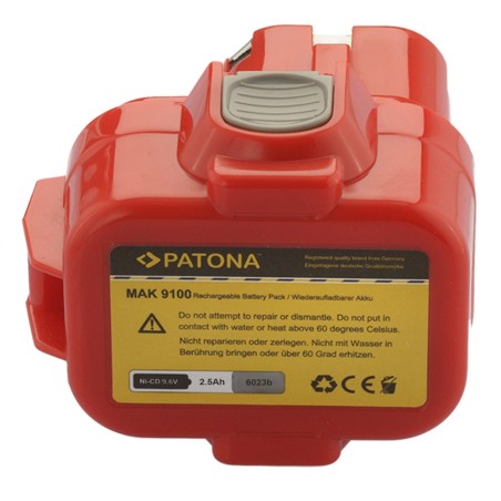 Bateria Patona do narzędzi Makita 9,6 Volt 2500 mAh - NI-MH