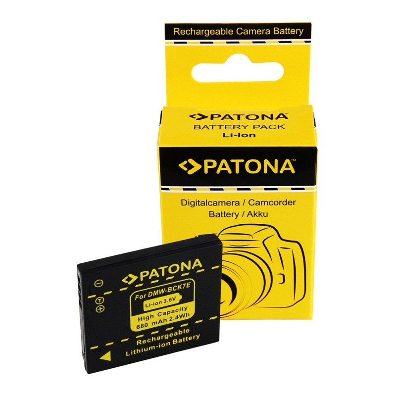 Bateria PATONA f. Panasonic DMC-FH2 FH5 FH7 FH25 DMW-BCK7E