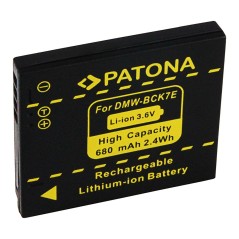Bateria PATONA f. Panasonic DMC-FH2 FH5 FH7 FH25 DMW-BCK7E