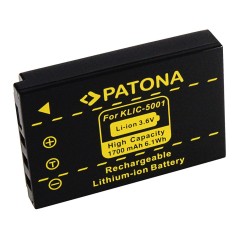 PATONA bateria do Kodak EasyShare Z730 DX7630 DX7590 Klic-5001