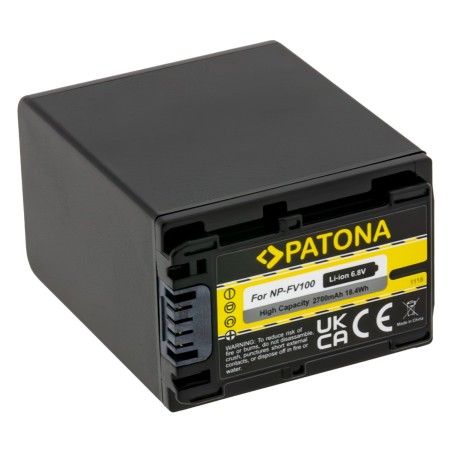 PATONA Akumulator Sony NP-FV100 / NP-FV70 / NP-FV50 / NP-FV30 do Sony HDR-CX, FDR-AX, HDR-XR, DCR-SR
