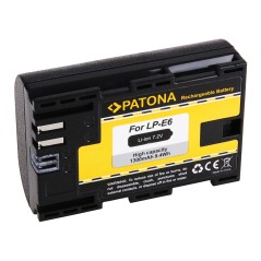 Bateria CANON LP-E6 LPE6 EOS R EOS 5D Mark II EOS 7D m. InfoChip