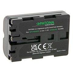 Bateria PATONA Premium do Sony NP-FM500H Alpha DSLR-A100 DSLR-A100H 57 65