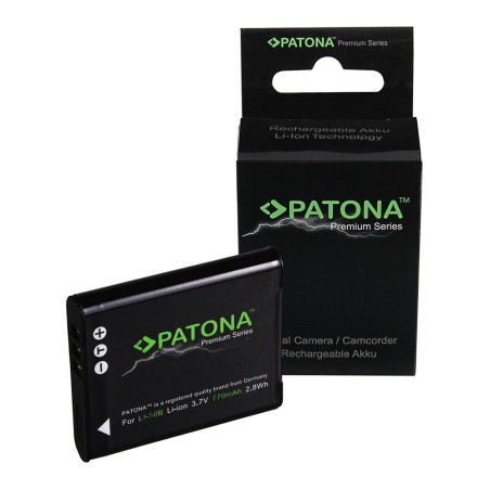 Bateria PATONA Premium do Olympus Li50B RICOH DB100 Pentax D-Li92 mju 850S