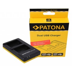 PATONA Ładowarka podwójna Dual Quick do Sony NP-FW50 (z kablem USB-C)