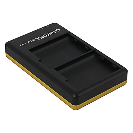 PATONA Ładowarka Podwójna do Nikon EN-EL15 z kablem Micro-USB