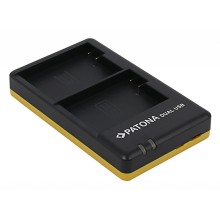 PATONA Ładowarka Podwójna do Nikon EN-EL15 z kablem Micro-USB