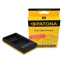Podwójna szybka ładowarka PATONA f.Nikon EN-EL14, ENEL14 w komplecie. Kabel USB typu C