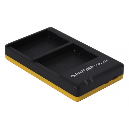 PATONA Ładowarka Podwójna do Nikon EN-EL14 z kablem Micro-USB