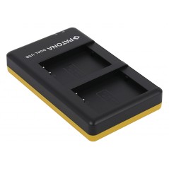Podwójna szybka ładowarka PATONA f.Panasonic DMW-BLC12 E w komplecie. Kabel USB typu C