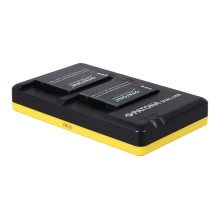 Podwójna szybka ładowarka PATONA f.Panasonic DMW-BCM13 BCM13 w komplecie. Kabel micro-USB