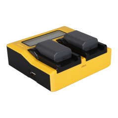 PATONA Podwójna ładowarka USB LCD do Canon NB-2L BP2L12 BP-2L12 BP2L14 BP-2L14