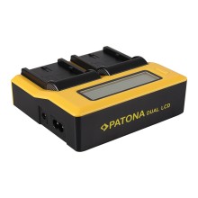 Podwójna ładowarka USB LCD PATONA do Canon BP508 BP-508 BP512 BP-512 BP522 BP-522