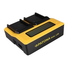 PATONA Podwójna ładowarka USB LCD do Canon BP911 BP-911 BP914 BP-914 BP915 BP-915