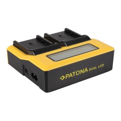 PATONA Podwójna ładowarka USB LCD do JVC BNVF707 BN-VF707 BNVF707U BN-VF707U
