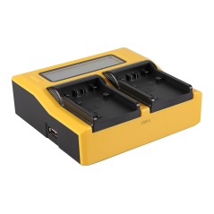 Ładowarka USB PATONA z podwójnym wyświetlaczem LCD do Sony NP-FP50 NP-FH50 70 100