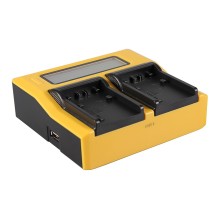 Ładowarka USB PATONA z podwójnym wyświetlaczem LCD do Sony NP-FP50 NP-FH50 70 100