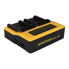 PATONA Podwójna ładowarka USB LCD do Canon BP808 BP-808 BP819 BP-819 BP820 BP-820