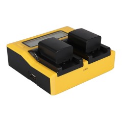 PATONA Podwójna ładowarka USB LCD do Canon BP808 BP-808 BP819 BP-819 BP820 BP-820