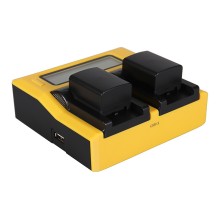 PATONA Podwójna ładowarka USB LCD do Canon BP808 BP-808 BP819 BP-819 BP820 BP-820