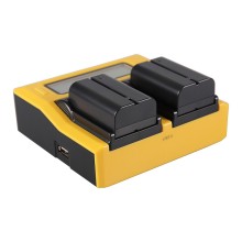 Ładowarka USB PATONA z podwójnym wyświetlaczem LCD do JVC BNV408 BN-V408 Ładowarka USB PATONA z podwójnym wyświetlaczem LCD do JVC BNV408 BN-V408