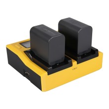 PATONA Podwójna ładowarka USB LCD do JVC BNVF808 BN-VF808 BNVF808U BN-VF808U PATONA Podwójna ładowarka USB LCD do JVC BNVF808 BN-VF808 BNVF808U BN-VF808U