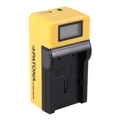 Ładowarka USB PATONA Synchron f. Canon BP2L12 BP-2L12 z wyświetlaczem LCD