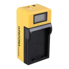 Ładowarka USB PATONA Synchron f. Nikon ENEL9 EN-EL9 z wyświetlaczem LCD