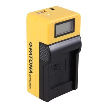 Ładowarka USB PATONA Synchron f. Panasonic BCJ13 BCJ13E z wyświetlaczem LCD Ładowarka USB PATONA Synchron f. Panasonic BCJ13 BCJ13E z wyświetlaczem LCD
