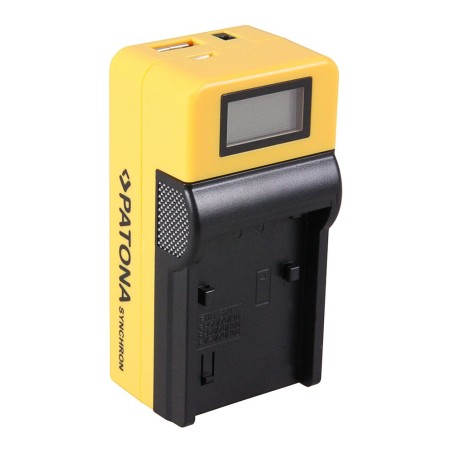 Ładowarka USB PATONA Synchron f. Sony FV100 FV-100 z wyświetlaczem LCD