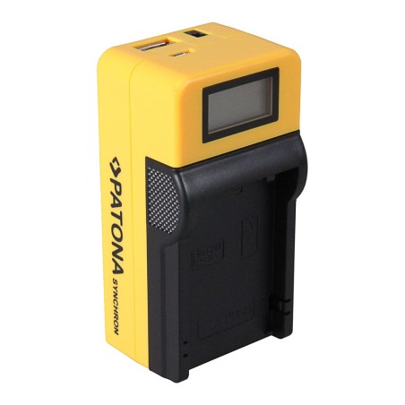 Ładowarka USB PATONA Synchron f. Canon LPE8 LP-E8 z wyświetlaczem LCD