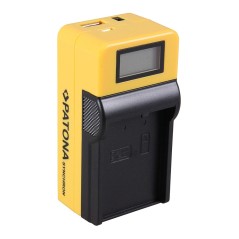 Ładowarka USB PATONA Synchron f. Nikon ENEL2 EN-EL2 z wyświetlaczem LCD