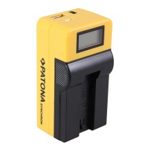 Ładowarka USB PATONA Synchron f. Konica Minolta CSNP700 z wyświetlaczem LCD