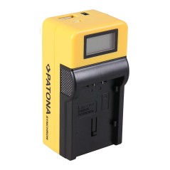 Ładowarka USB PATONA Synchron f. Hitachi DZBP07S DZ-BP07S z wyświetlaczem LCD