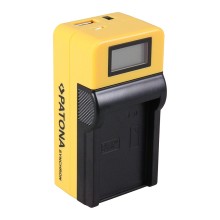 Ładowarka USB PATONA Synchron f. Samsung BP1310 BP-1310 z wyświetlaczem LCD
