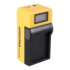Ładowarka USB PATONA Synchron f. Canon BLD10E z wyświetlaczem LCD