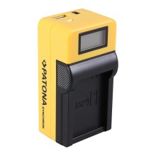 Ładowarka USB PATONA Synchron f. Samsung BP90A IABP90A z wyświetlaczem LCD