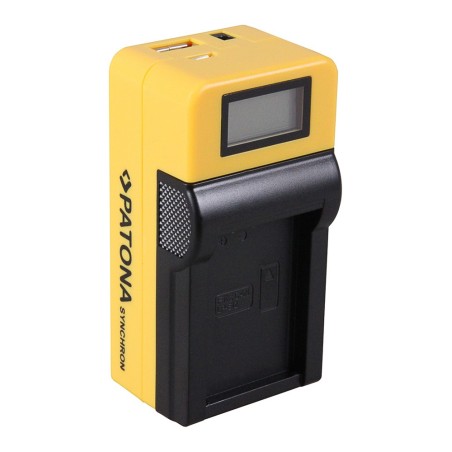 Ładowarka USB PATONA Synchron f. Canon LPE12 LPE-12 z wyświetlaczem LCD