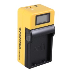 Ładowarka USB PATONA Synchron f. Nikon ENEL21 EN-EL21 z wyświetlaczem LCD