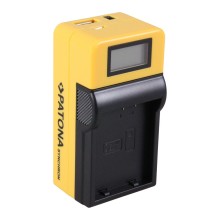 Ładowarka USB PATONA Synchron f. Nikon ENEL21 EN-EL21 z wyświetlaczem LCD