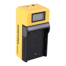 Ładowarka USB PATONA Synchron f. Panasonic BLF19E z wyświetlaczem LCD