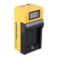 Ładowarka USB PATONA Synchron f. Panasonic BCL7 DMWBCL7E z wyświetlaczem LCD