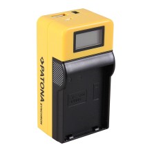 Ładowarka USB PATONA Synchron f. Samsung BP1900 BP-1900 z wyświetlaczem LCD